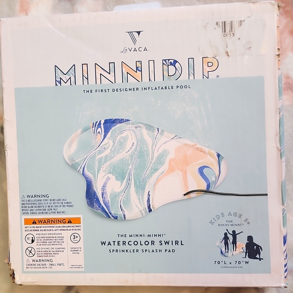 🆕️ Sprinkler Splash Pad Watercoloer Swirl - Picture 2 of 8